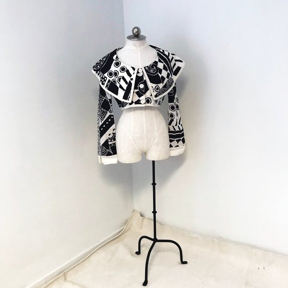 Vintage 90s 6 Linen Art Print Hip Hop 2 Piece Set - Picture 4 of 16